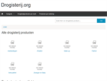 Tablet Screenshot of drogisterij.org